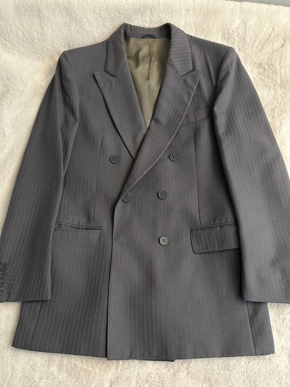 Early 1980's 38R size two piece wool suit-Nino Cerruti Paris